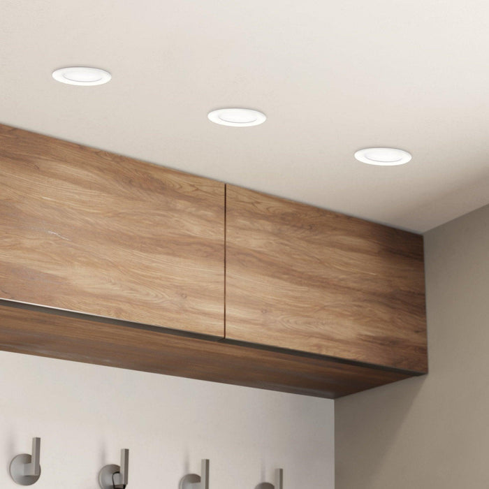 eglo fueva 5 led round white recessed light 11 7cm