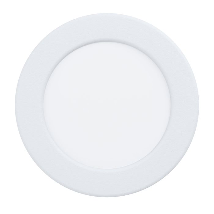 Eglo Fueva 5 LED Round White Recessed Light - 11.7cm — additional angle