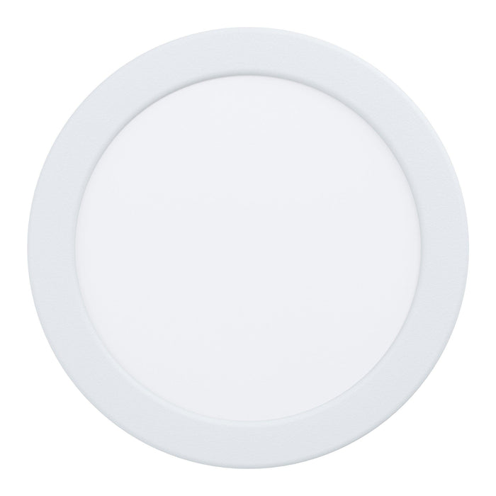 eglo fueva 5 led round white recessed light 16 6cm living room image
