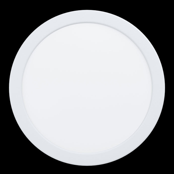 eglo fueva 5 led round white recessed light 21 6cm living room image