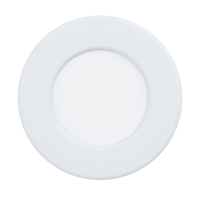 Eglo Fueva 5 LED White Metal Recessed Ceiling Light - 8.6cm — close-up detail