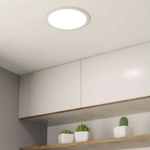 eglo fueva 5 led white recessed ceiling light 21 6cm