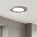 Eglo Fueva 5 Nickel Cool White LED Recessed Light - 8.6cm by Eglo Lighting — suits kitchens, living rooms & bedrooms
