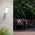eglo helsinki ip44 stainless steel outdoor pir wall light