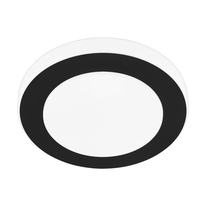 eglo led carpi ip44 black white bathroom flush living room image