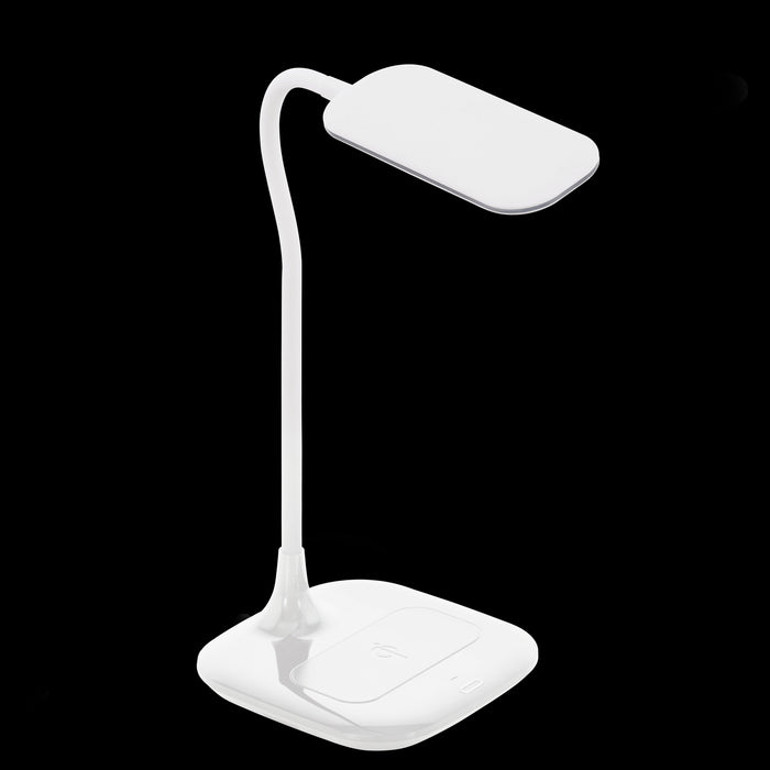 eglo masserie white led touch desk lamp qi charger living room image