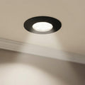 Eglo Pineda Black LED Recessed Ceiling Spot Light - 7.8cm by Eglo Lighting — suits kitchens, living rooms & bedrooms