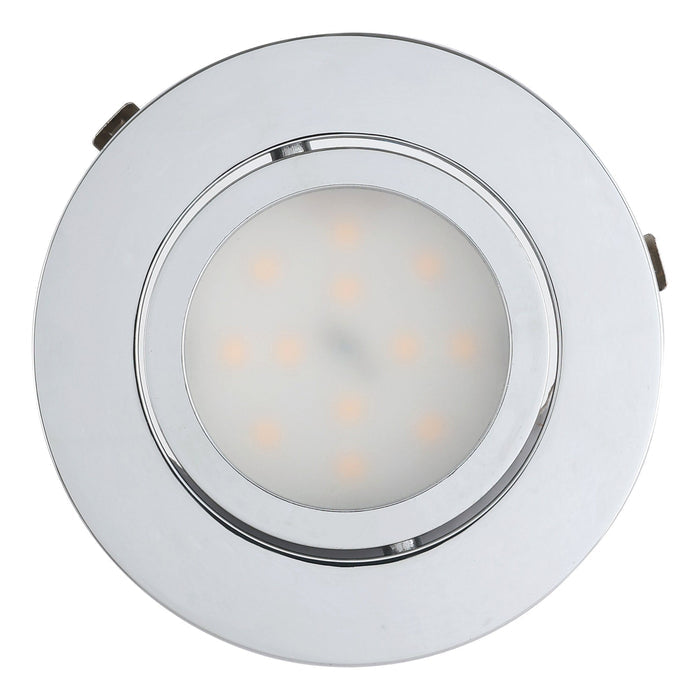 Eglo Pineda LED Chrome Recessed Downlight - 8.4cm — lifestyle setting