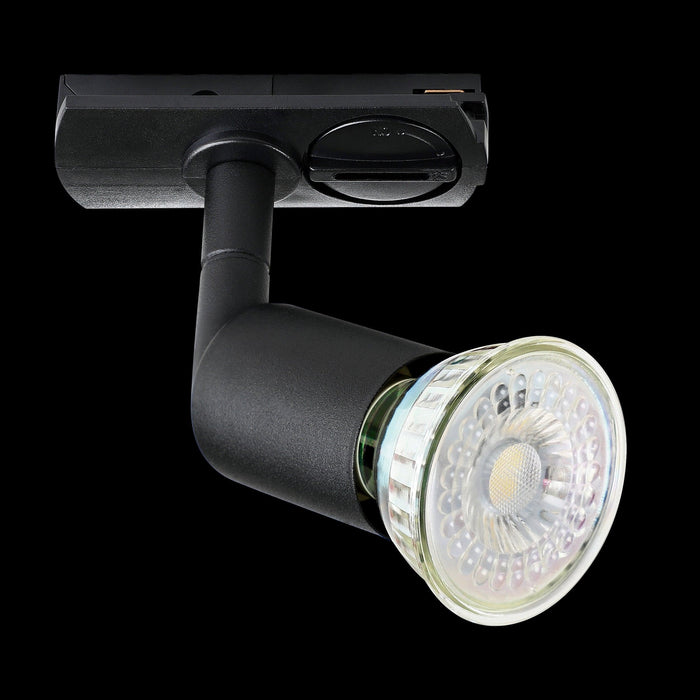 eglo tb buzz black track light system spotlight living room image