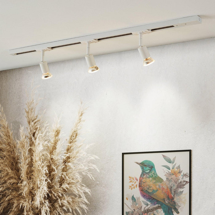 eglo tb buzz white track light system spotlight