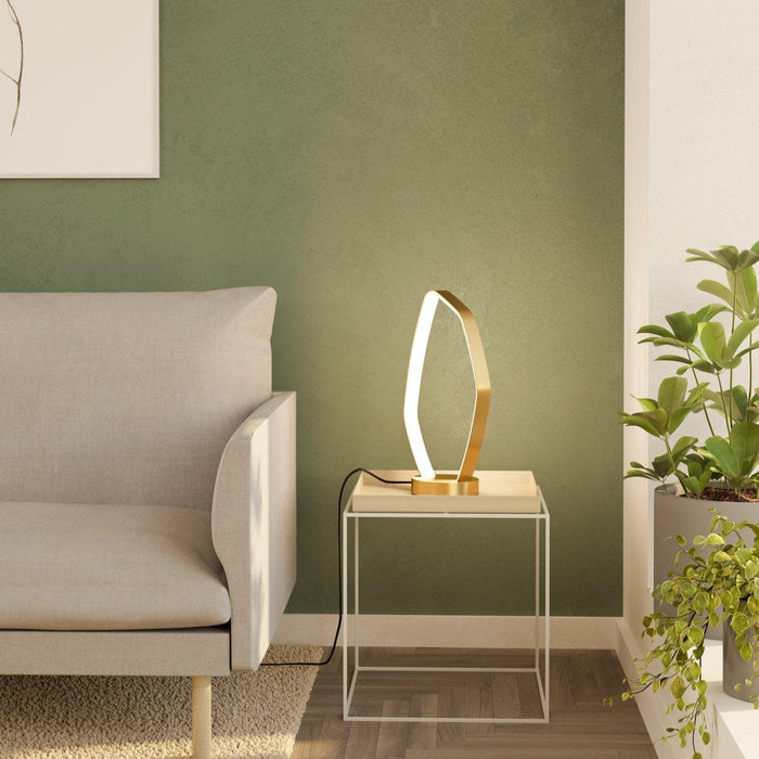 eglo vallerosa gold led table lamp