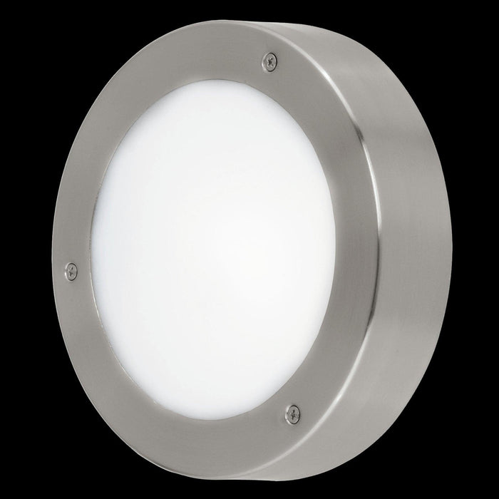 eglo vento 2 led stainless steel ceiling flush living room image