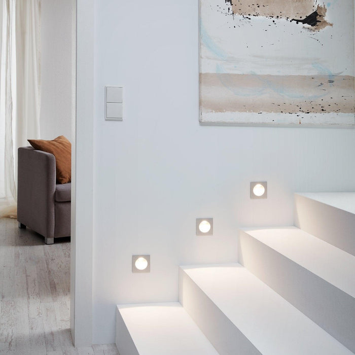eglo zarate silver led recessed downlight