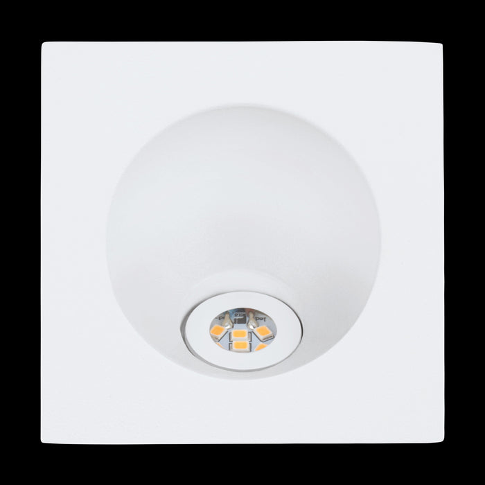 eglo zarate white led recessed downlight