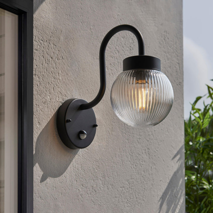 eldon pir black outdoor wall light by Endon Lighting Living room image