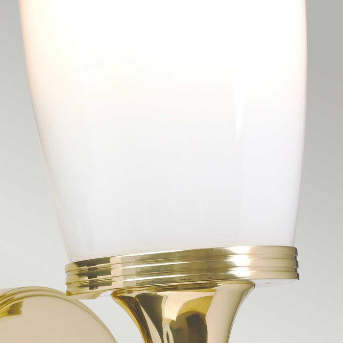 Eliot Polished Brass Finish Solid Brass Bathroom Wall Light Living Room Image