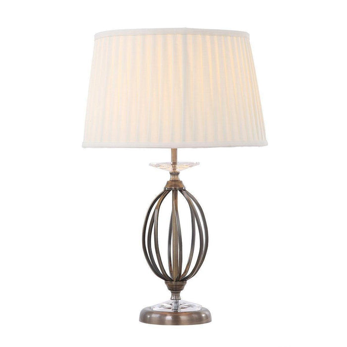 Traditional Table Lamps - Elstead Aegean Aged Brass Table Lamp AG/TL Aged Brass 1