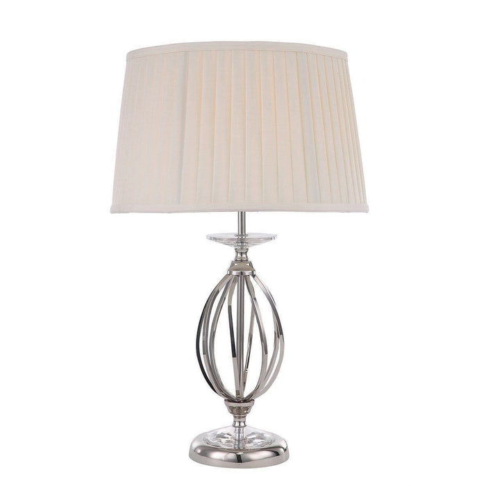 Traditional Table Lamps - Elstead Aegean Table Lamp AG/TL POL NICKEL 1