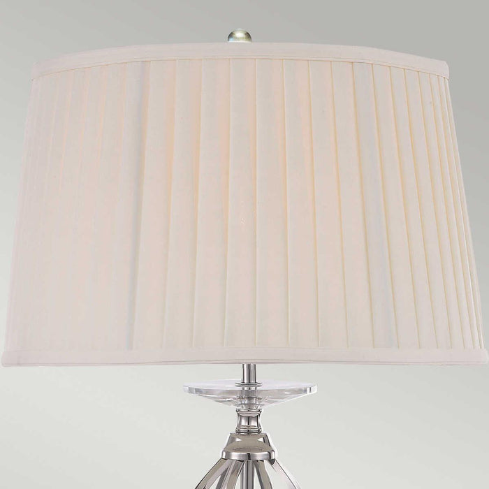 Traditional Table Lamps - Elstead Aegean Table Lamp AG/TL POL NICKEL 3