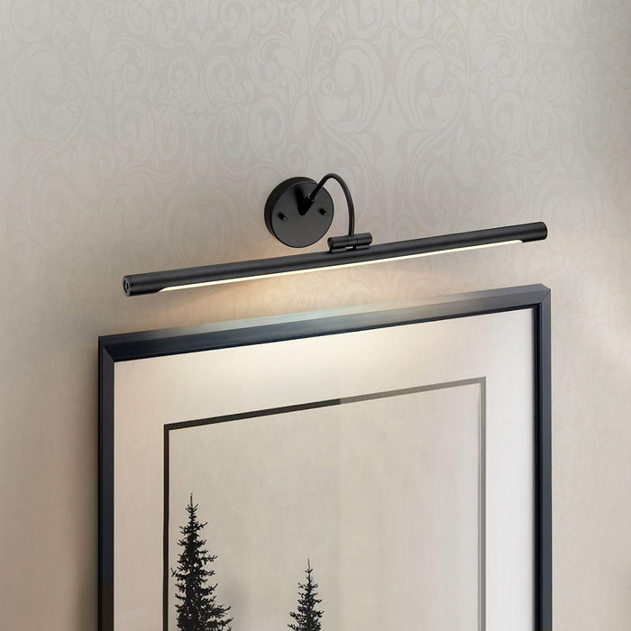 Elstead Alton 1 Light Large Black LED Picture Light by Elstead Lighting — suits living rooms & bedrooms