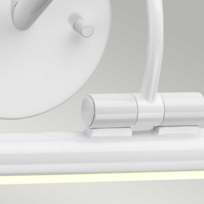 alton 1 lt large white led picture light elstead lighting Living Room Close Up