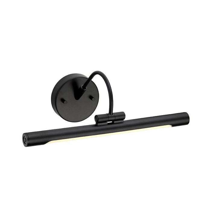 alton 1 lt small black led picture light elstead lighting