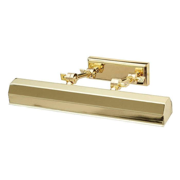 chawton medium polished brass picture light elstead lighting