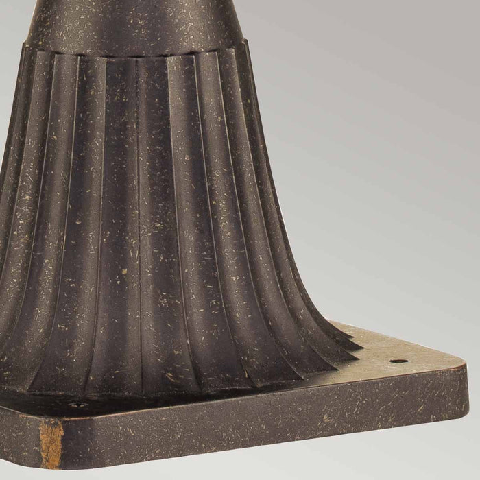 Elstead Cleveland 1 Light Small Outdoor Pedestal Lantern — lifestyle setting
