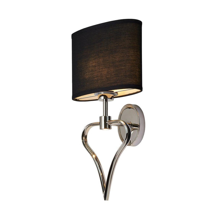 elstead falmouth 2 light polished chrome bathroom wall light