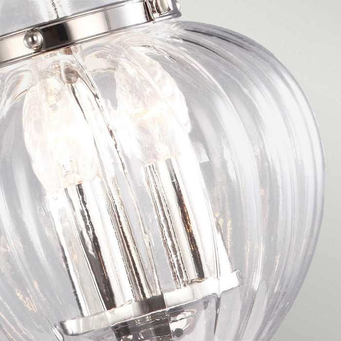 Elstead Finsbury Park Nickel Small 3 Light Ceiling Lantern-Ceiling Pendant Lights-Elstead Lighting-7-Tiffany Lighting Direct
