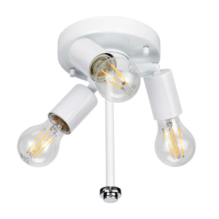 Elstead Fletcher 18" Pendant with Polished Chrome Finial Living room close up