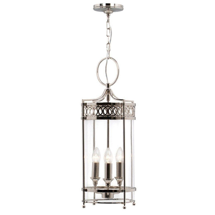 Traditional Ceiling Pendant Lights - Elstead Guildhall 3lt Chain Lantern Ceiling Light GH/P PN
