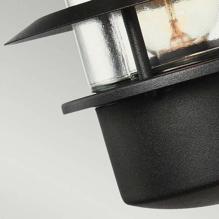 elstead helsingor black outdoor wall light Living Room Close Up