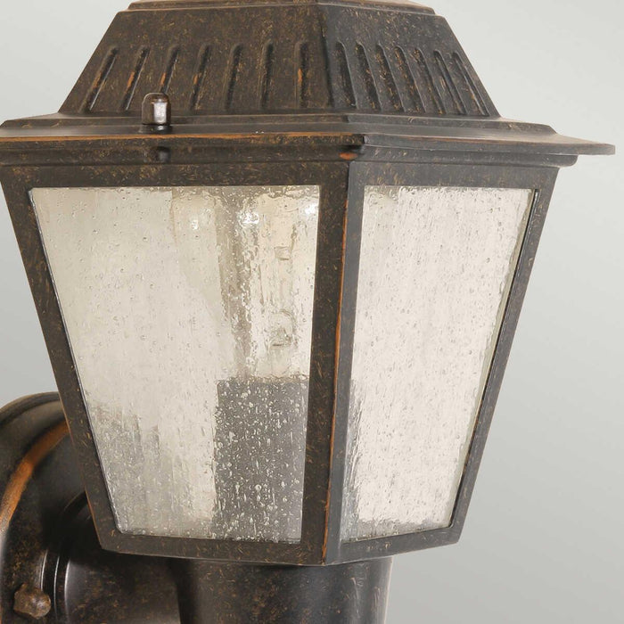 Elstead Highnam Weathered Bronze Finish Outdoor Wall Fitting Close up