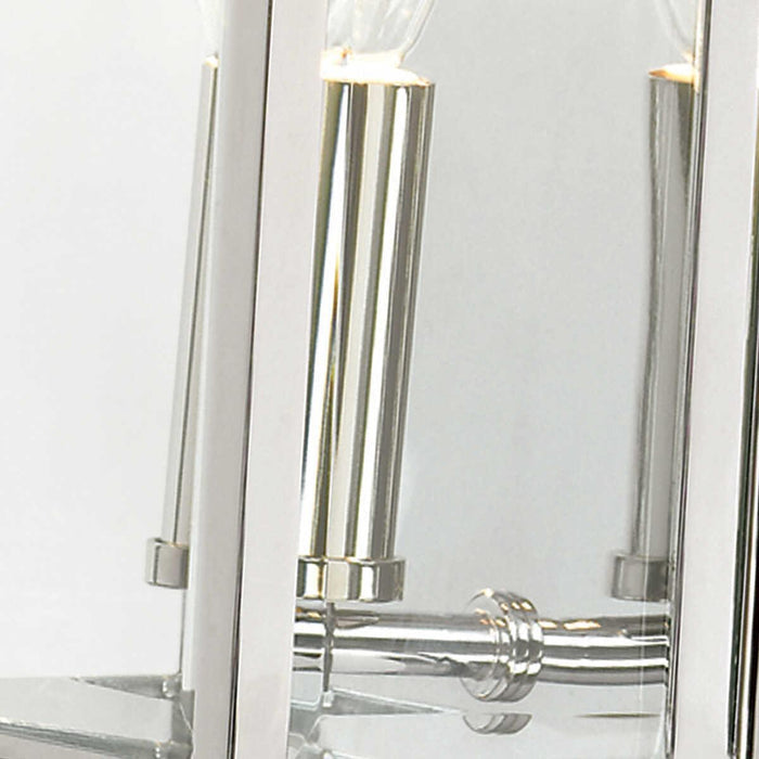 elstead holborn polished chrome finish small outdoor wall light Living Room Close Up