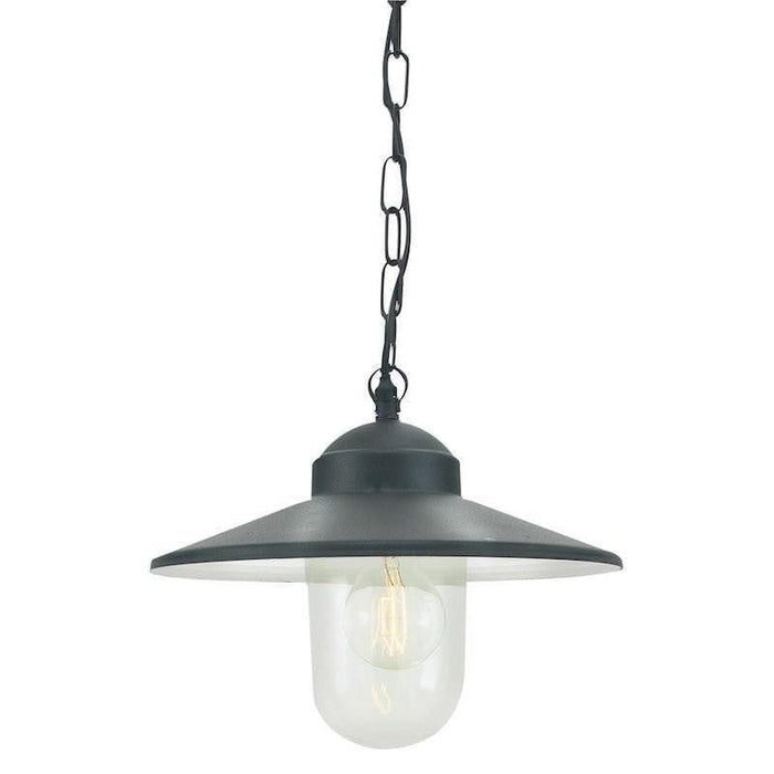 Elstead Karlstad Black Outdoor Pendant Lantern
