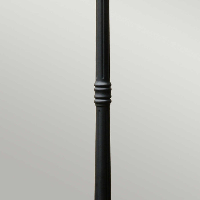 elstead ledbury black finish outdoor lamp post Close Up LED Bulb