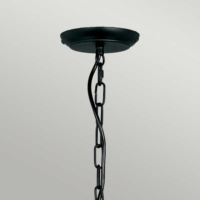 Elstead Lighting Artisan Black 5 Light Chandelier-Elstead Lighting-5-Tiffany Lighting Direct