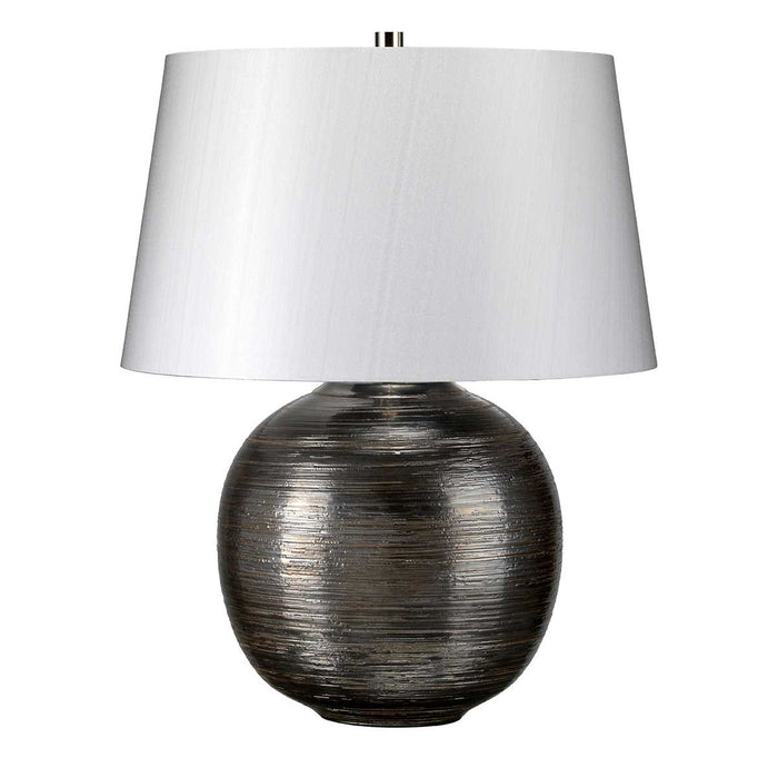 Elstead Lighting Caesar Silver Table Lamp — alternate view