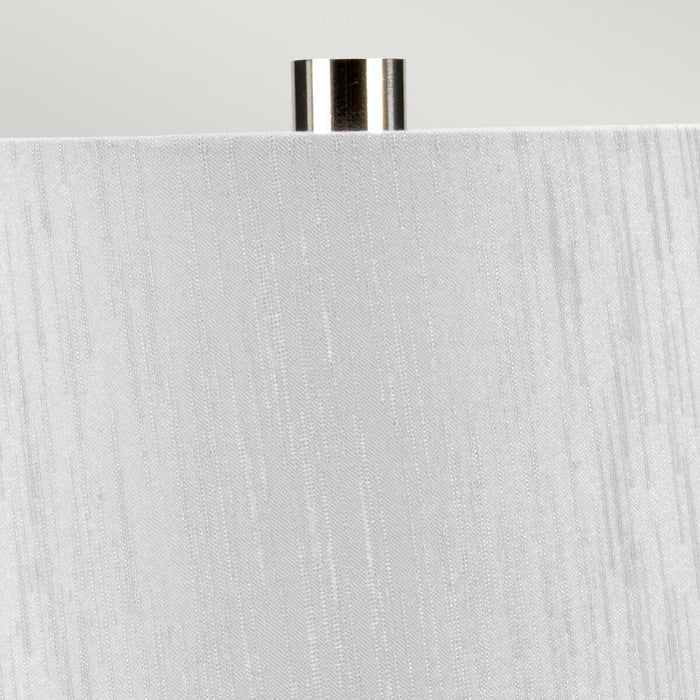 columbus tall ceramic table lamp shade close up