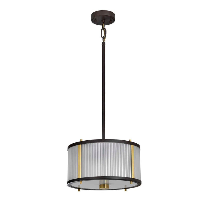 Elstead Lighting Corona 2 Light Bronze Ceiling Pendant-Ceiling Pendant Lights-Elstead Lighting-5-Tiffany Lighting Direct