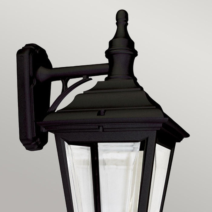 Elstead Lighting Kerry 1 Light Black Outdoor Wall Light — lifestyle setting