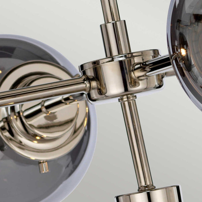 Elstead Lighting Kula 5 Light Chandelier - Polished Nickel-Elstead Lighting-6-Tiffany Lighting Direct