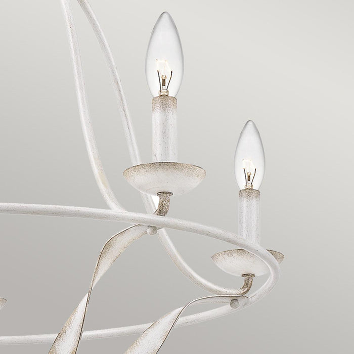 Elstead Lighting Quoizel Bradbury 5 Light White Chandelier-Elstead Lighting-3-Tiffany Lighting Direct