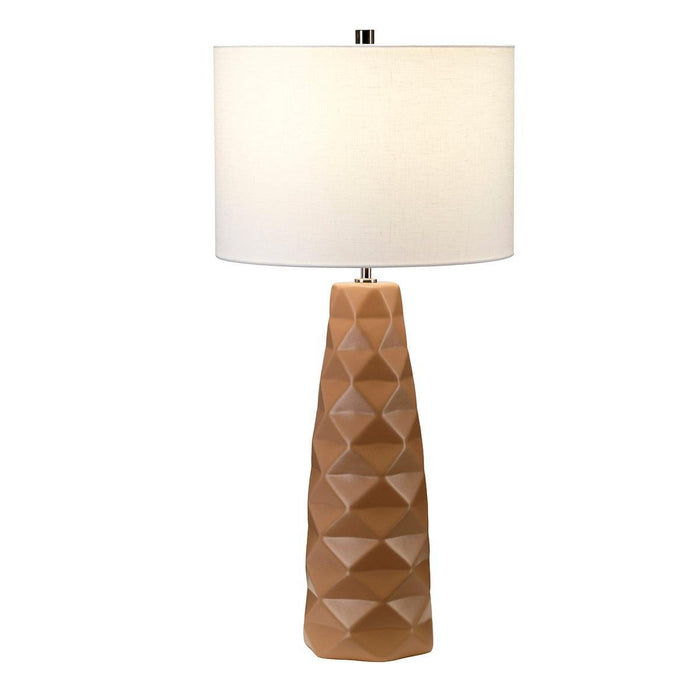 Elstead Lighting Vauxhall Caramel Ceramic Table Lamp 1