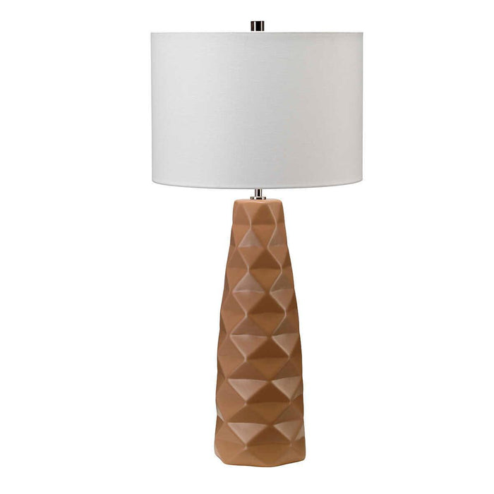 Elstead Lighting Vauxhall Caramel  ceramic Table Lamp unlit