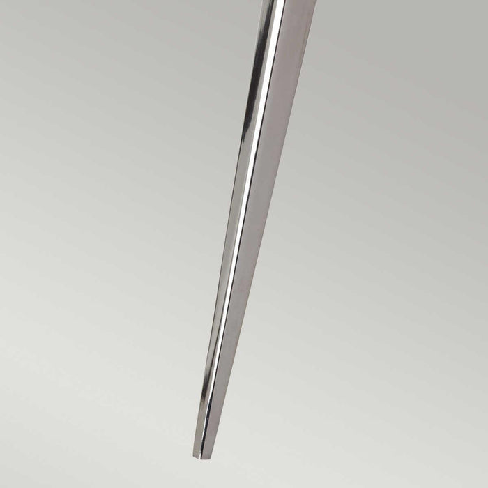 elstead lighting verity polished chrome bathroom wall light Detailed Close Up