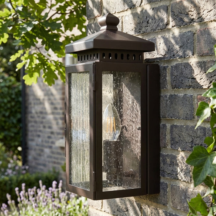 Elstead Matlock Old Bronze Outdoor Wall Light — alternate view