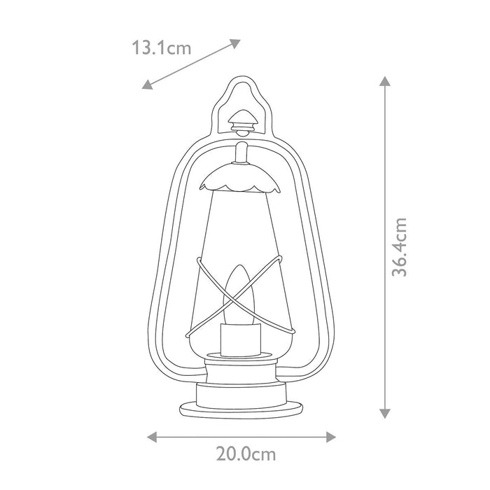 Elstead Miners Old Bronze Outdoor Pedestal Lantern — alternate view