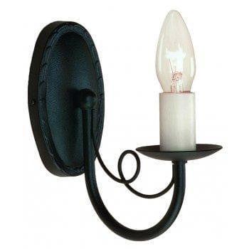 elstead minister black gold 1lt wall light mn1 blk gold